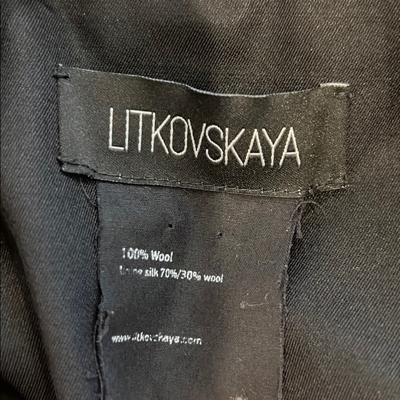 Wool lightly tailored midi coat - Picture 2 of 3